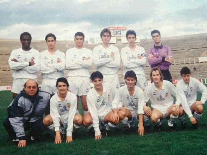 Valencia juvenil B,año 1991 Estadio Ciutat Valencia.jpg