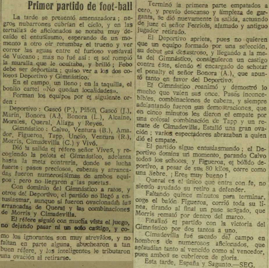 1918.08.01 (1 августа 1918), Гимнастико - Депортиво Эспаньол Валенсия, 2-1.png