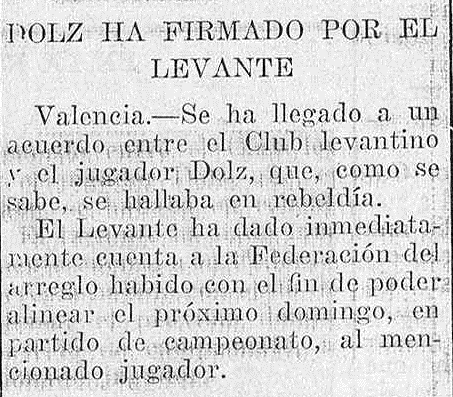 1935.08.30 (30 августа 1935), Дольс подписывает новый контракт с Леванте.png