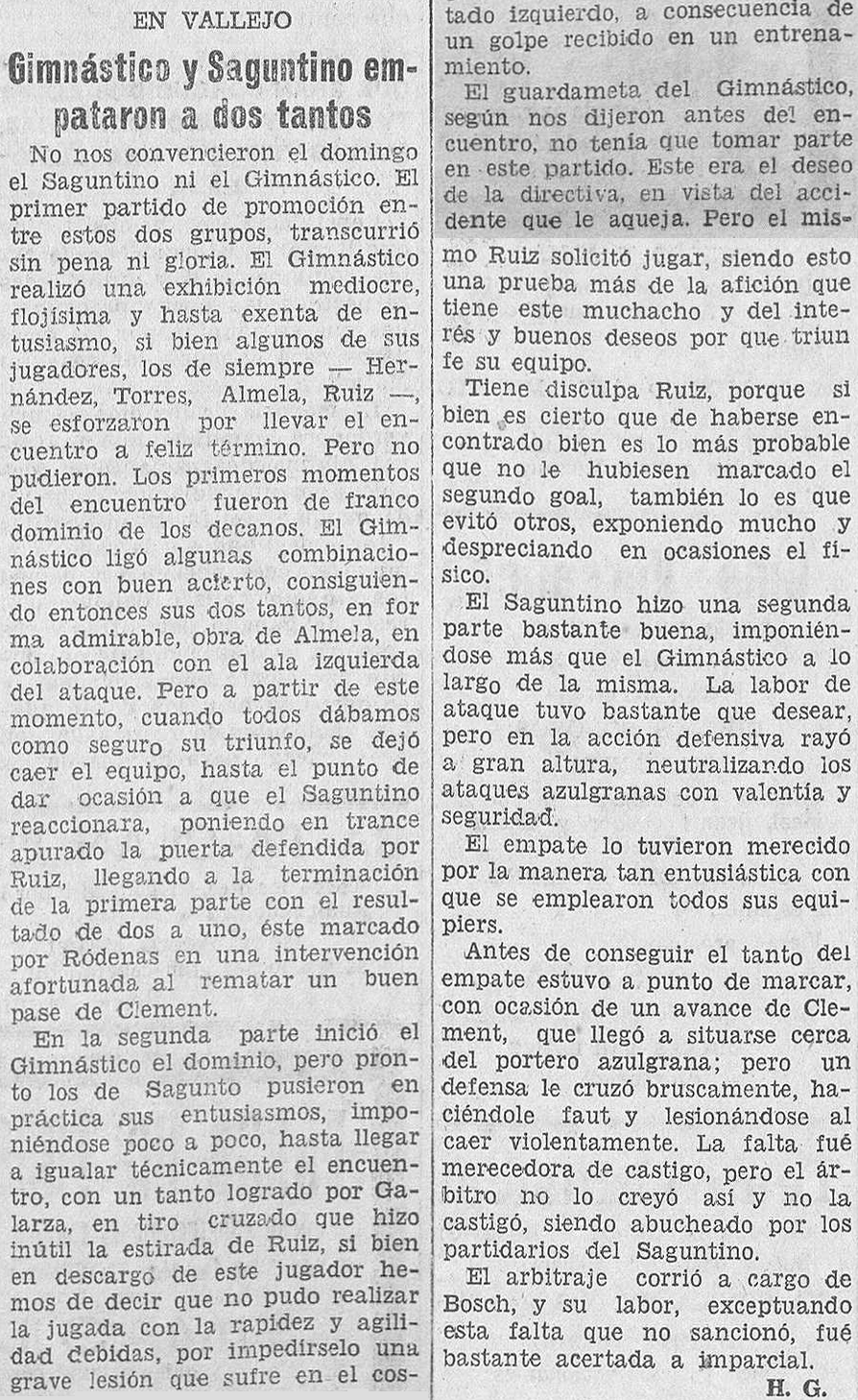 1932.05.22 (22 мая 1932), Гимнастико - Атлетик Сагунтино, 2-2 (2).png