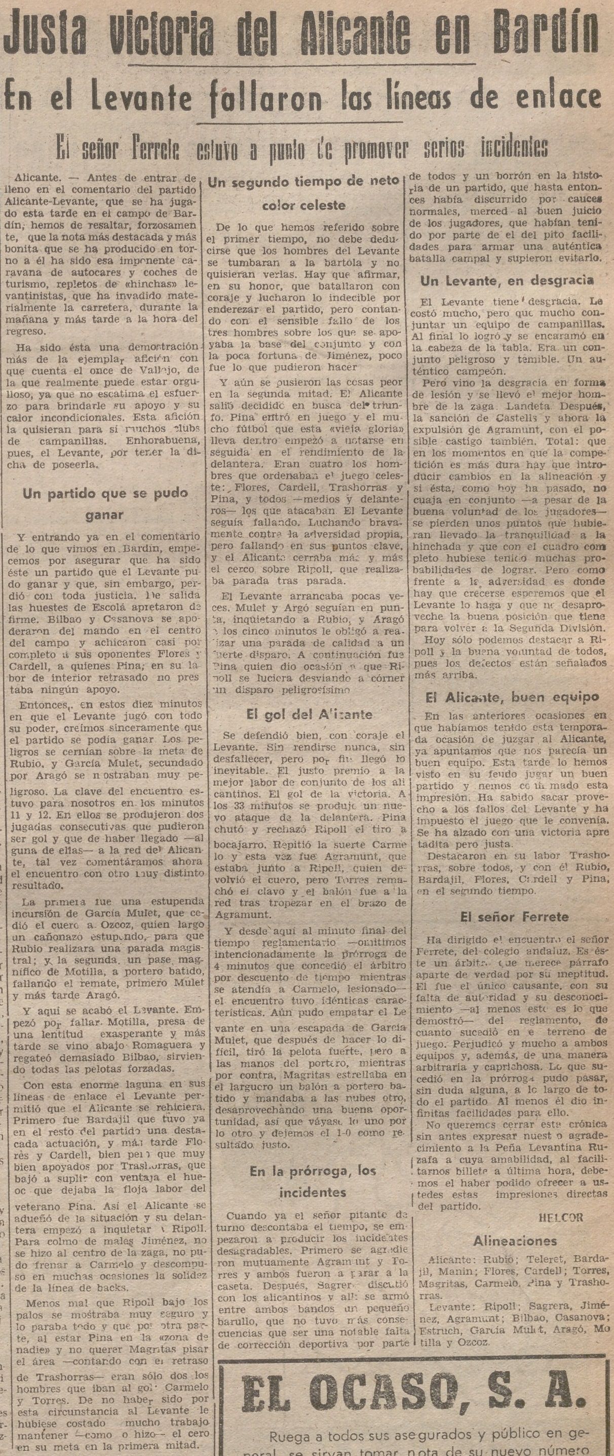 1956.04.08 (8 апреля 1956), Аликанте CF - Леванте, 1-0.jpg