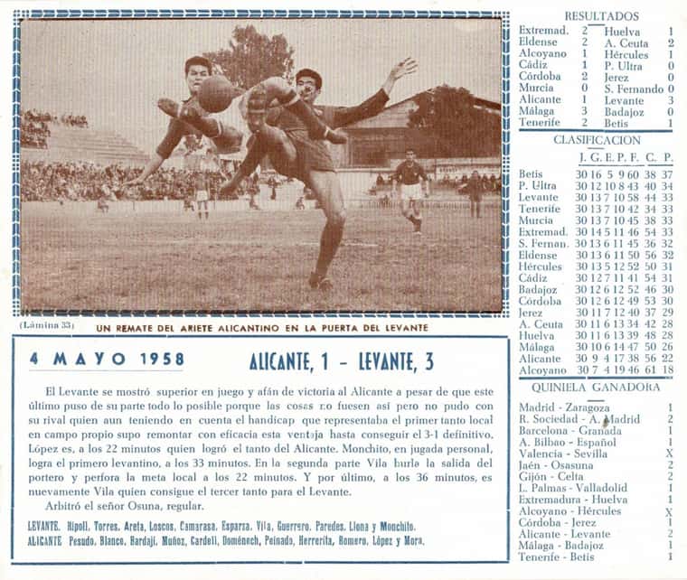 1958.05.04 (4 мая 1958), Аликанте CF - Леванте, 1-3.jpg