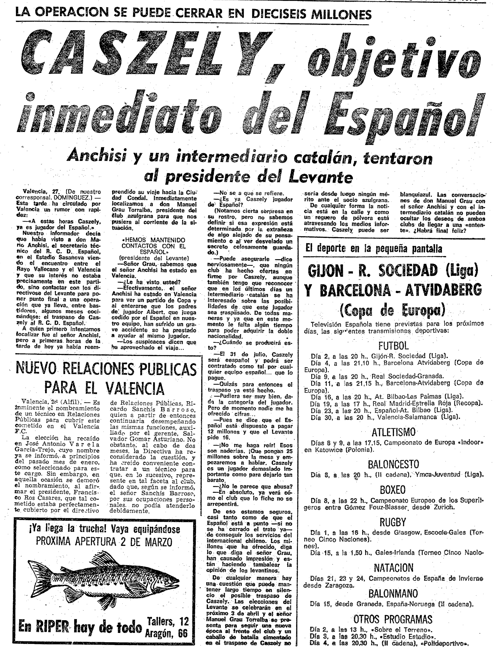 1975.02.28 (28 февраля 1975), перые слухи о переходе Каселли в Эспаньол.png