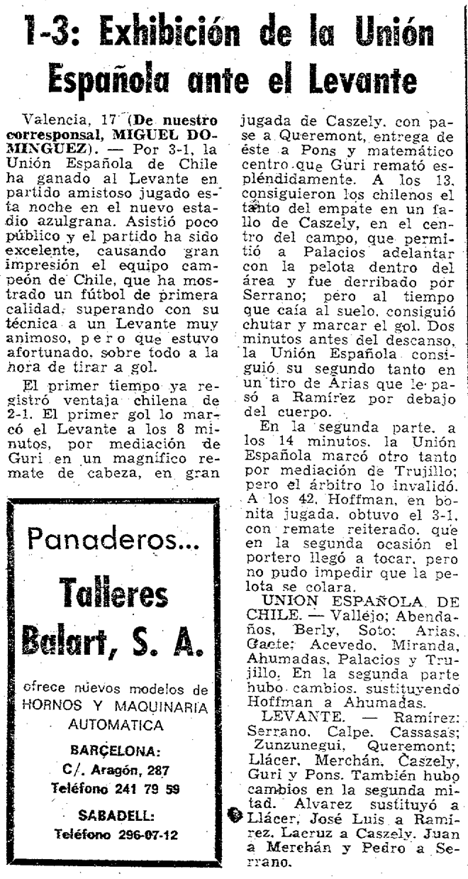 1974.08.17 (17 августа 1974), Леванте - Унион Эспаньола Чили, 1-3.png