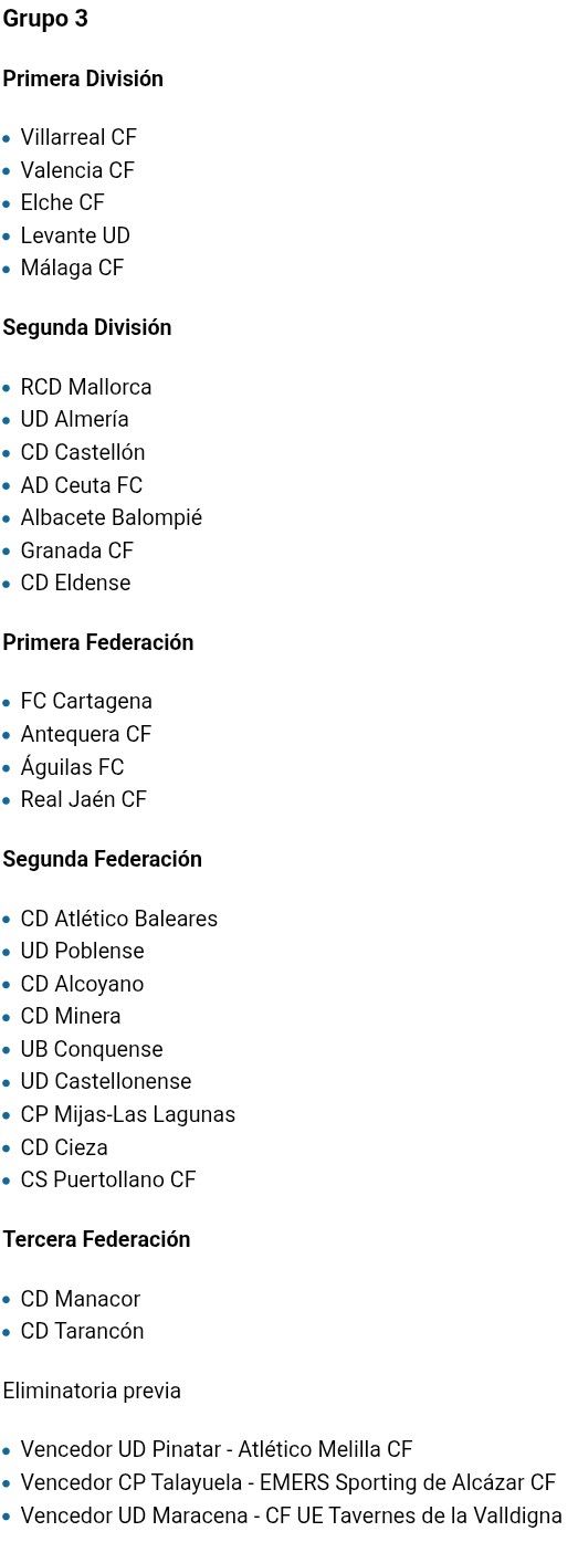 Copa del Rey 26/27