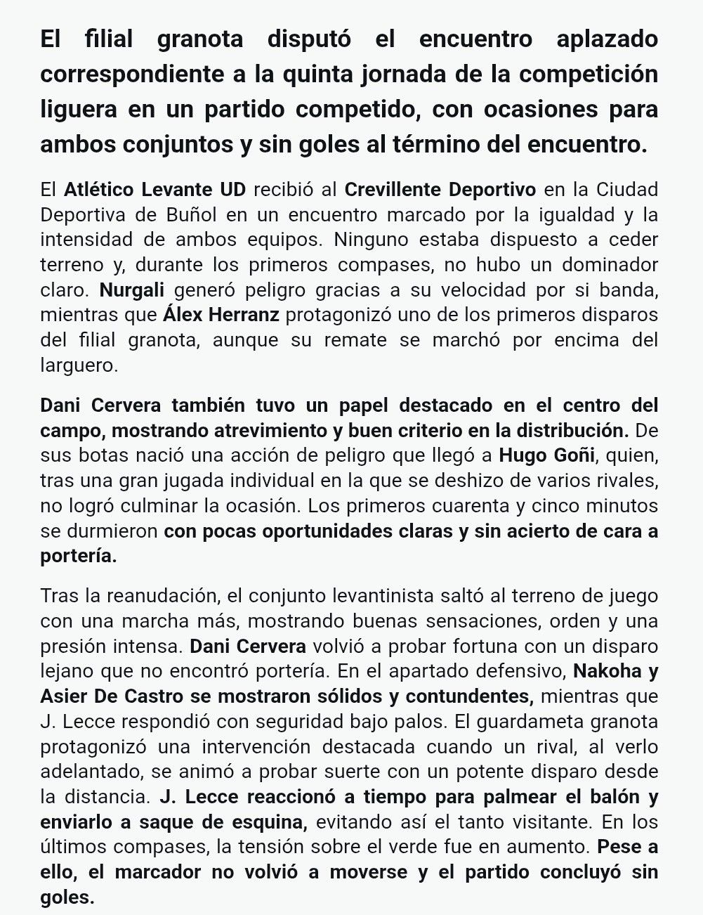 At. Levante 0 Crevillente 0 / Dimarts 20-10 / 19:00
